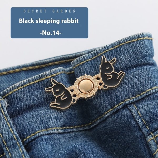 ⁦Waist Button Metal Buckle Nail-free Snap Fastener⁩ - الصورة ⁦5⁩