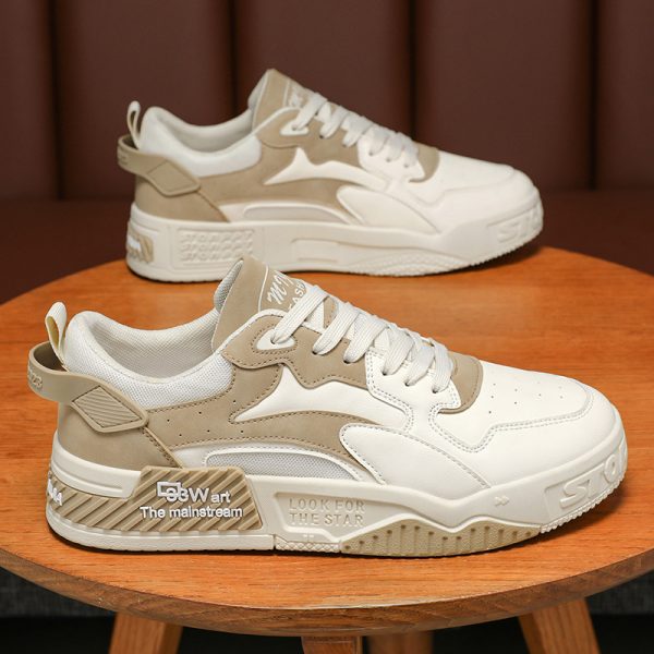 ⁦New Breathable White Shoes For Men⁩ - الصورة ⁦2⁩