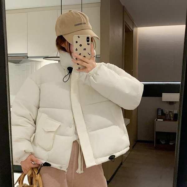 ⁦Women's Down Cotton-padded Short Korean Style Loose⁩ - الصورة ⁦3⁩