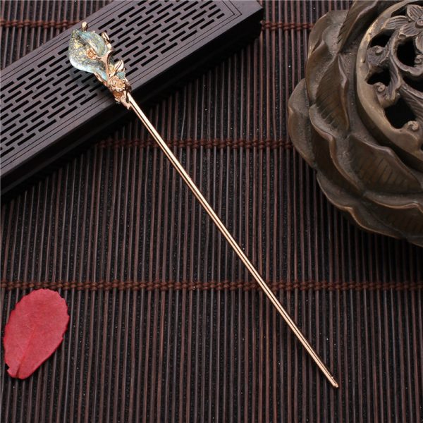 ⁦Women's Antique Simple Mulan Accessories Tassel Retro Hanfu Hairpin⁩ - الصورة ⁦5⁩