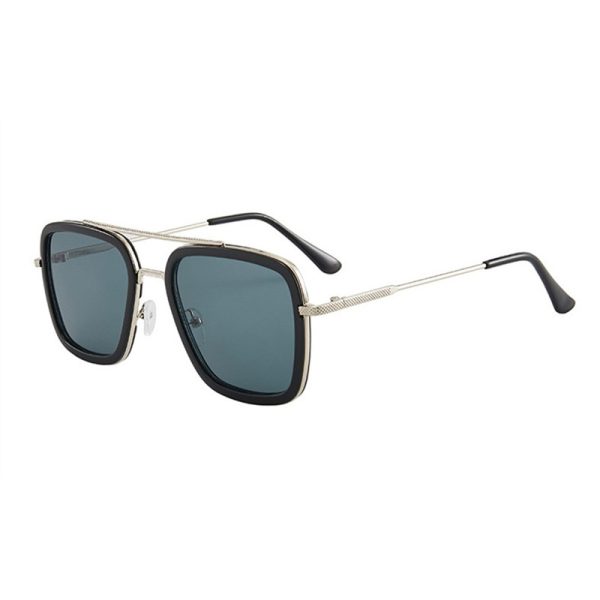 ⁦Sunglasses Male Sunglasses Women's Square Frame⁩ - الصورة ⁦5⁩