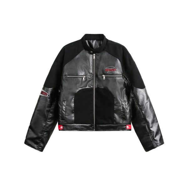 ⁦Women's Locomotive Style Cotton Coat Jacket⁩ - الصورة ⁦8⁩