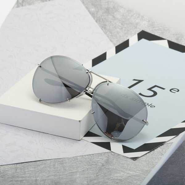 ⁦Women's Fashion Lens Sunglasses Gradient Color⁩ - الصورة ⁦3⁩