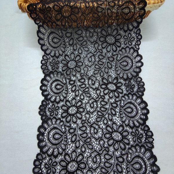 ⁦23cm Wide Bilateral Lace Fabric Clothing Accessories⁩ - الصورة ⁦3⁩