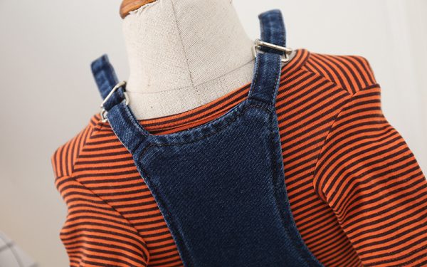⁦Jeans Dog Clothes Four-legged Clothes Pet Clothes Teddy Bichon Dog Clothes⁩ - الصورة ⁦3⁩