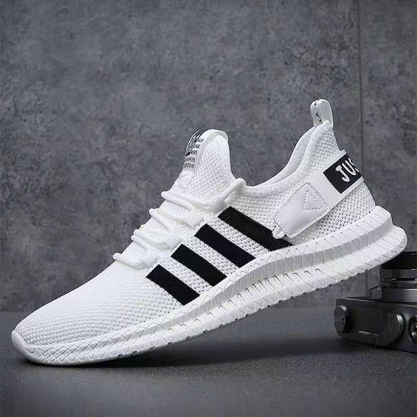 ⁦Men's Trendy Casual Sneakers Lace Up Cotton⁩ - الصورة ⁦5⁩