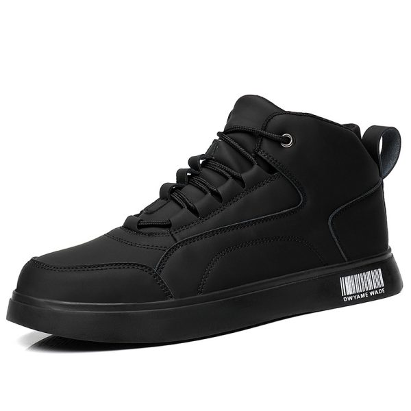 ⁦White Shoes Mid-top Sports Board Shoes Men⁩ - الصورة ⁦7⁩