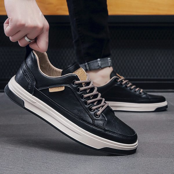 ⁦Men Sneakers Running Shoes Fashion Outdoor Sports Flats Shoes⁩ - الصورة ⁦4⁩