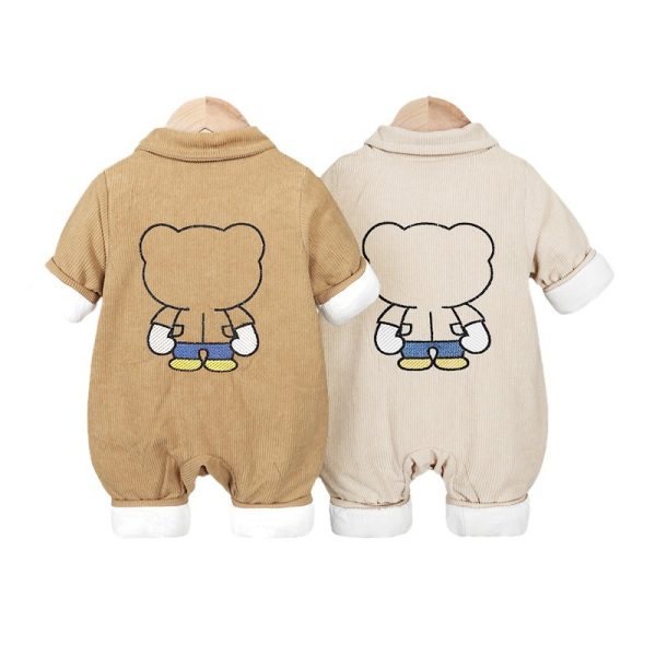 ⁦Infant Autumn Clothes Clothes Spring Double Layer⁩ - الصورة ⁦5⁩