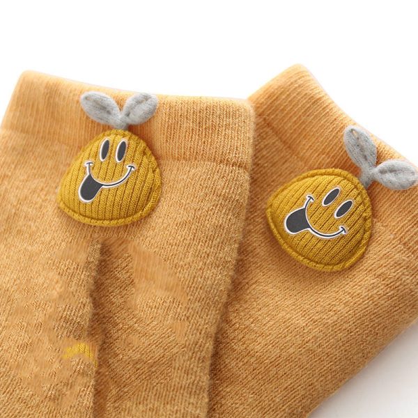 ⁦Terry Children's Socks Thickened Cartoon Accessories Warm Loose Mouth⁩ - الصورة ⁦2⁩