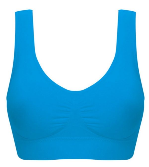 ⁦Women Yoga Tank Tops Sports Bra Workout Fitness Running Crop Top⁩ - الصورة ⁦9⁩