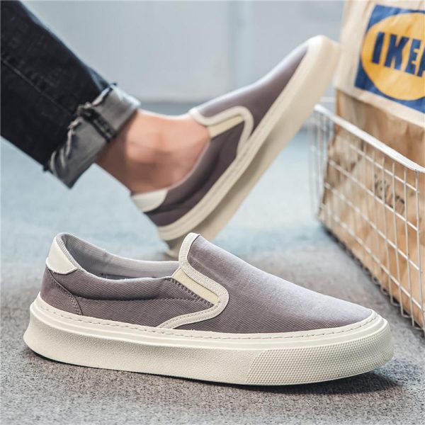 ⁦Summer Breathable New Canvas Shoes Men⁩ - الصورة ⁦5⁩