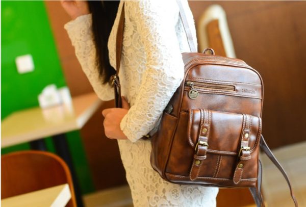 ⁦Vintage fashion backpack⁩ - الصورة ⁦7⁩