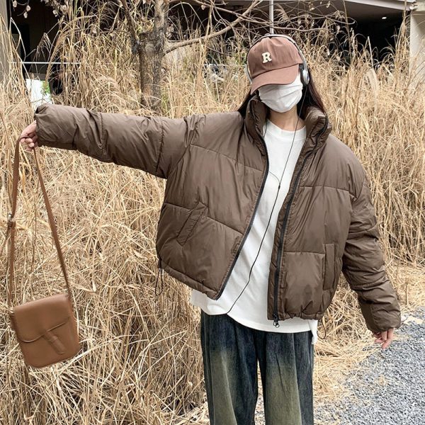 ⁦Women's Short Winter Bread Coat⁩ - الصورة ⁦4⁩