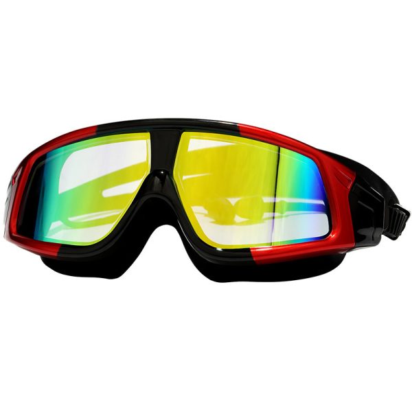 ⁦Swimming goggles  swimming goggles HD waterproof anti-fog goggles swimming goggles large box HD goggles⁩ - الصورة ⁦7⁩