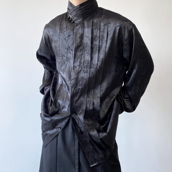 ⁦Men's And Women's Long-sleeved Shirts Fashionable Tops⁩ - الصورة ⁦3⁩