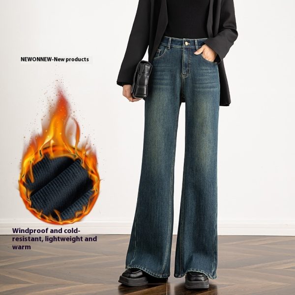 ⁦Women's Stretch Jeans High Waist Flared Pants⁩ - الصورة ⁦7⁩