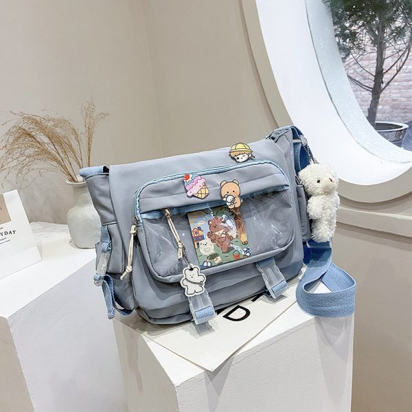 ⁦Women's Fashion Versatile Canvas Shoulder Bag⁩ - الصورة ⁦6⁩