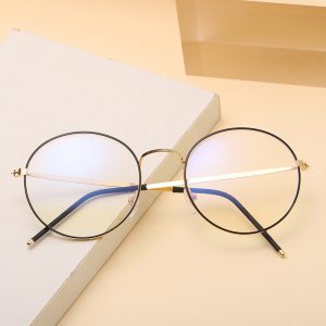 Anti Blue Glasses Metal Round Fashion