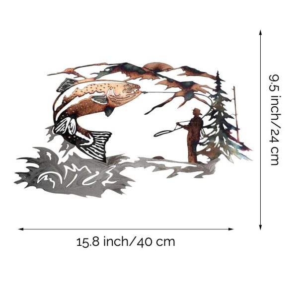 ⁦Home Decor Mallard Alloy Wall Art⁩ - الصورة ⁦7⁩