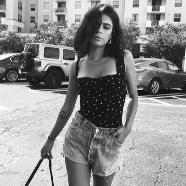 ⁦Pleated floral lace-up Baita casual sexy vest⁩ - الصورة ⁦7⁩