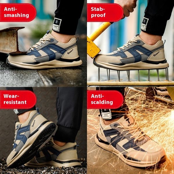 ⁦Summer Breathable Safety Shoes For Men⁩ - الصورة ⁦2⁩
