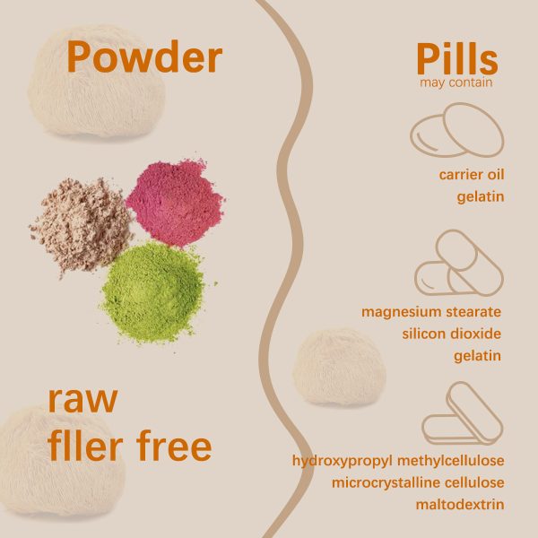 ⁦Food Health Organic Lion Bristle Mushroom Powder⁩ - الصورة ⁦5⁩