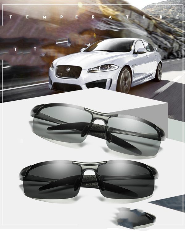 ⁦Automatic Color Changing Polarized Glasses⁩ - الصورة ⁦4⁩