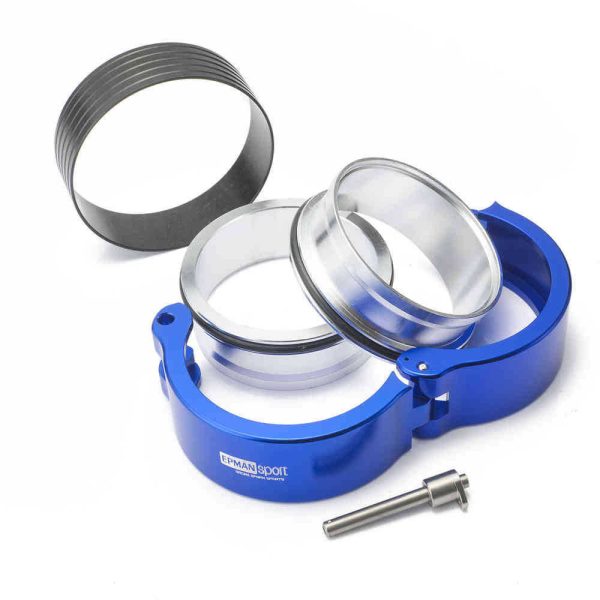 ⁦Car Accessories Modified V-Clamp With Flange Diameter 2.5 Inch Hose Clamp Turbine Exhaust Pipe⁩ - الصورة ⁦6⁩