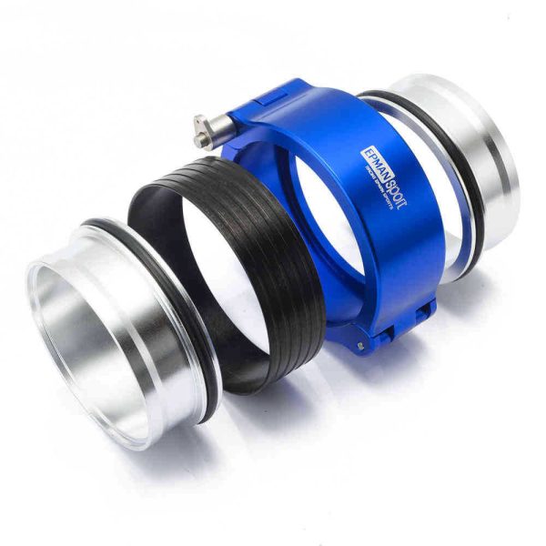 ⁦Car Accessories Modified V-Clamp With Flange Diameter 2.5 Inch Hose Clamp Turbine Exhaust Pipe⁩ - الصورة ⁦3⁩