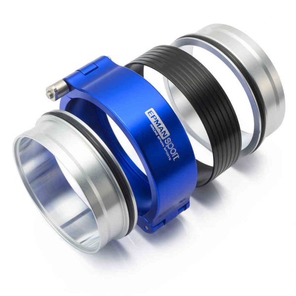 ⁦Car Accessories Modified V-Clamp With Flange Diameter 2.5 Inch Hose Clamp Turbine Exhaust Pipe⁩ - الصورة ⁦8⁩