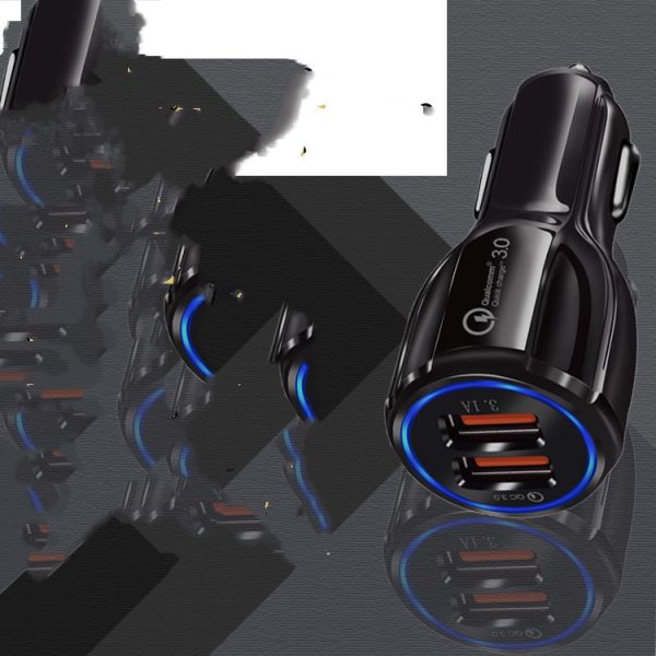 ⁦Car Charger 6.0A Light Usb Car Charger Fast Charge Mobile Phone Charging Car⁩ - الصورة ⁦2⁩