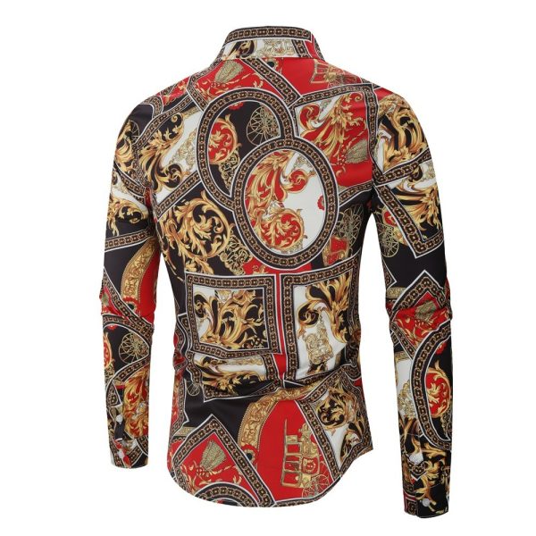 ⁦Men's Shirts Men's 3D Digital Printing Shirts⁩ - الصورة ⁦2⁩