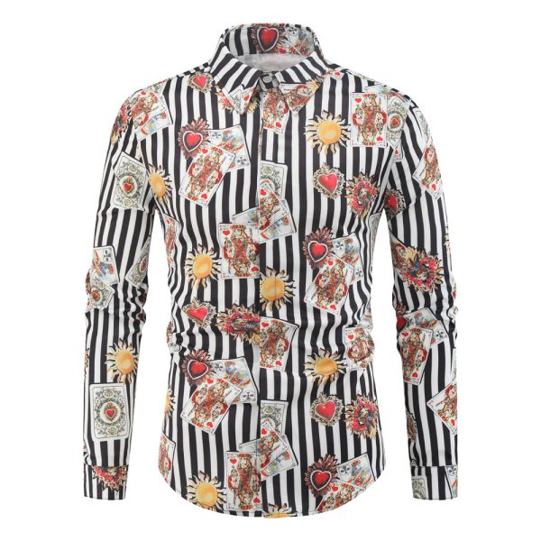 ⁦Men's Shirts Men's 3D Digital Printing Shirts⁩ - الصورة ⁦5⁩