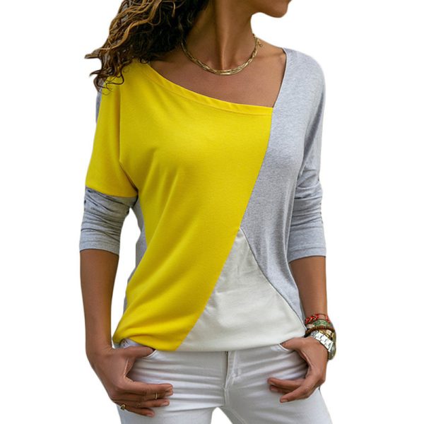 ⁦Atumn Casual Long Sleeve T Shirt Women T Shirts⁩ - الصورة ⁦2⁩