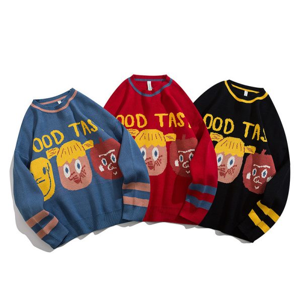 ⁦Lazy Wind Cartoon Sweater Women Wearing Student Jackets For Autumn And Winter⁩ - الصورة ⁦7⁩