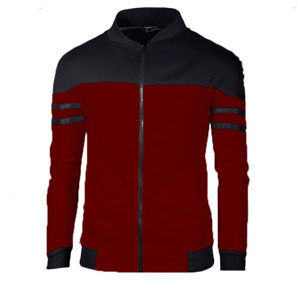 ⁦Casual Zipper Hooded Jackets⁩ - الصورة ⁦5⁩