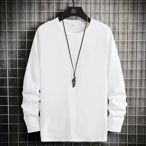 ⁦Fashion Loose Clothes Round Neck T-shirt Autumn Clothes⁩ - الصورة ⁦5⁩