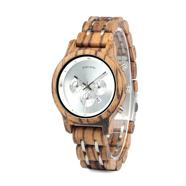 ⁦Wooden Watches Men's Business Casual Wooden Watches⁩ - الصورة ⁦6⁩