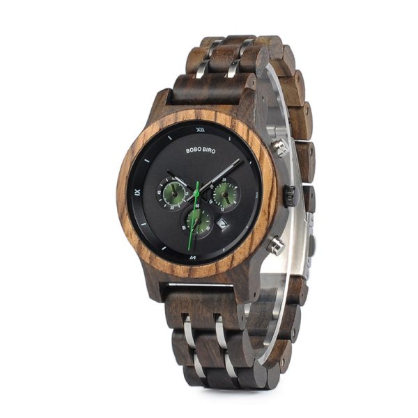 ⁦Wooden Watches Men's Business Casual Wooden Watches⁩ - الصورة ⁦5⁩