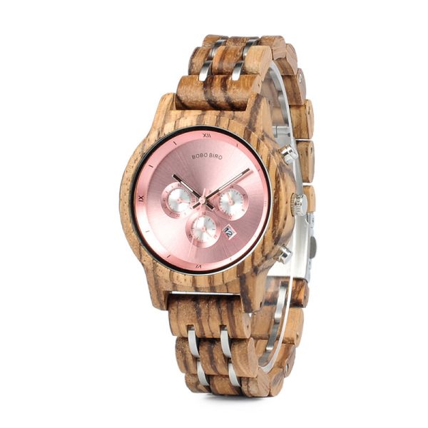 ⁦Wooden Watches Men's Business Casual Wooden Watches⁩ - الصورة ⁦4⁩