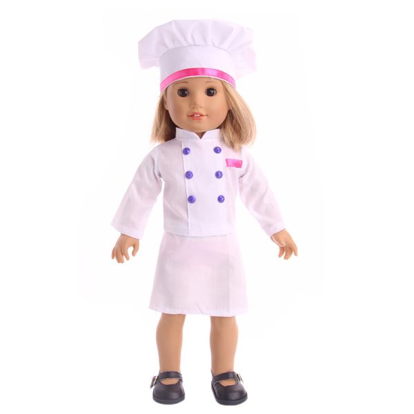 ⁦Doll Clothes Americangirl Accessories Chef Clothes⁩ - الصورة ⁦3⁩