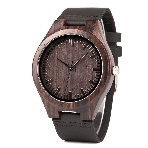 ⁦BOBO BIRD Engraving Men Watches Family Gifts For Son DAD MOM Mens Quartz Women Wristwatch   For Boyfriend Engrave   D26⁩ - الصورة ⁦4⁩