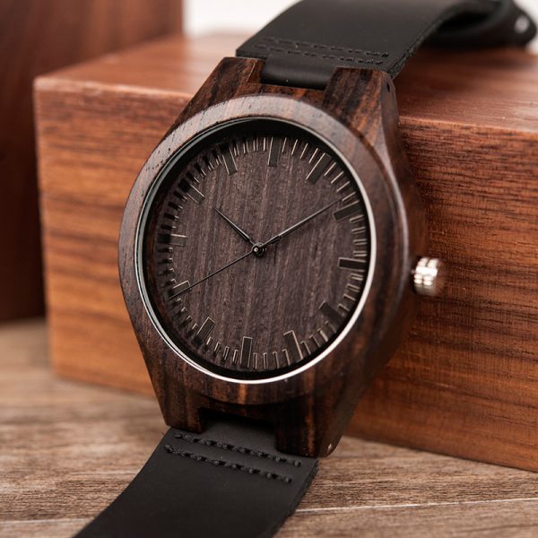 ⁦BOBO BIRD Engraving Men Watches Family Gifts For Son DAD MOM Mens Quartz Women Wristwatch   For Boyfriend Engrave   D26⁩ - الصورة ⁦5⁩