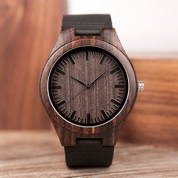⁦BOBO BIRD Engraving Men Watches Family Gifts For Son DAD MOM Mens Quartz Women Wristwatch   For Boyfriend Engrave   D26⁩ - الصورة ⁦3⁩