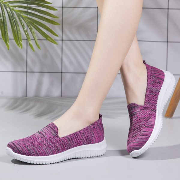 ⁦Women's Shoes Spring and Summer Breathable Casual Low-top Shoes Women⁩ - الصورة ⁦5⁩