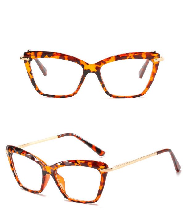 ⁦Water Ripple Triangle Frame Glasses⁩ - الصورة ⁦6⁩