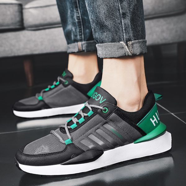 ⁦Summer New Style Net Shoes Breathable Sports Casual Shoes Men⁩ - الصورة ⁦2⁩