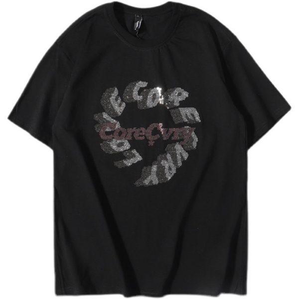 ⁦Summer T-Shirts For Men And Loose Couples⁩ - الصورة ⁦4⁩