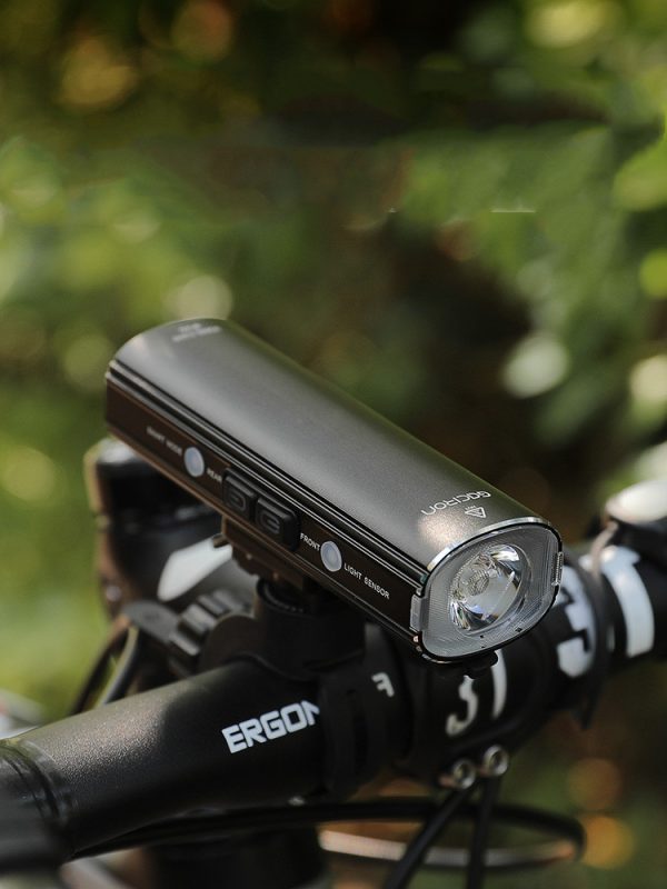 ⁦Bicycle Headlight Usb Rechargeable Mountain Bike Electric Car Light⁩ - الصورة ⁦5⁩
